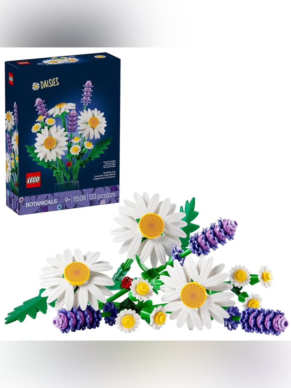 LEGO Botanicals Daisies Set 11508
Building Toys for Girls & Boys Ages 9+,